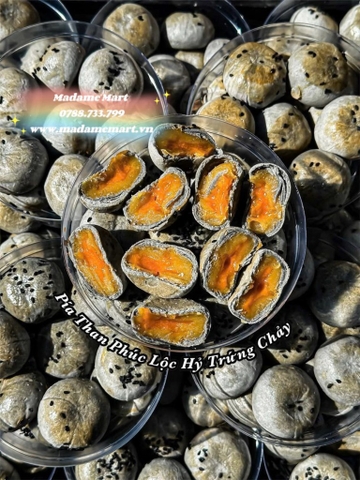 BÁNH PÍA THAN PHÚC LỘC HỶ TRỨNG CHẢY (Hộp 300G)