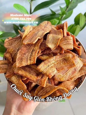 CHUỐI SẤY KHÔNG ĐƯỜNG