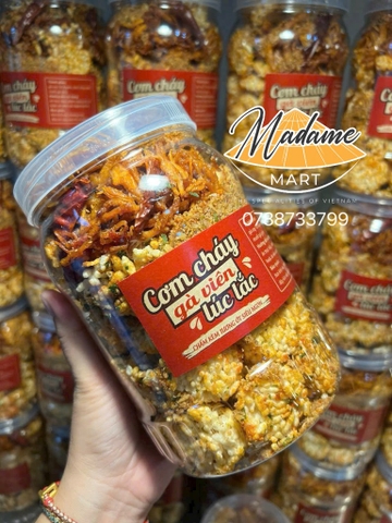 CƠM CHÁY GÀ VIÊN LÚC LẮC (Hũ 400G)