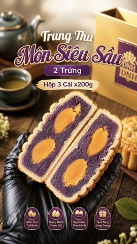 TRUNG THU KHOAI MÔN SIÊU SẦU 2 TRỨNG (cái 200-220gr)