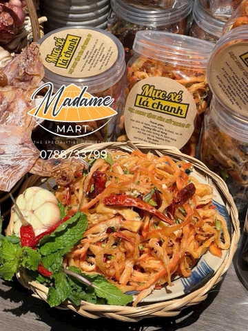 MỰC XÉ LÁ CHANH (Hũ 250G)