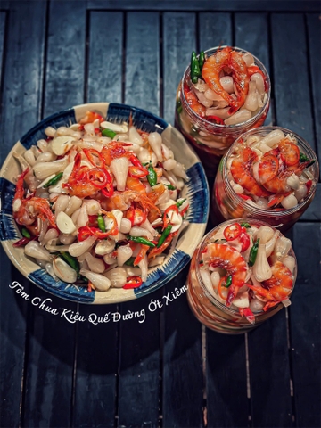 TÔM CHUA KIỆU QUẾ ĐƯỜNG ỚT XIÊM (Hũ 750G)