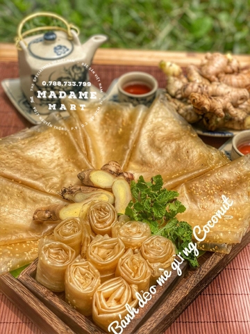 BÁNH TRÁNG DẺO MÈ GỪNG