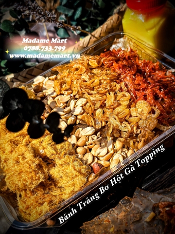 BÁNH TRÁNG BƠ HỘT GÀ TOPPING