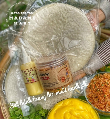 SET BÁNH TRÁNG MUỐI HÀNH PHI BƠ