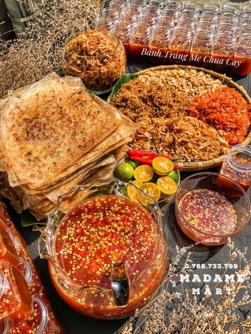 BÁNH TRÁNG ME CHUA CAY