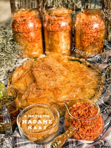 BÁNH TRÁNG MUỐI RUỐC