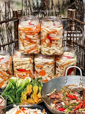 DƯA BỒN BỒN MUỐI CHUA CAY