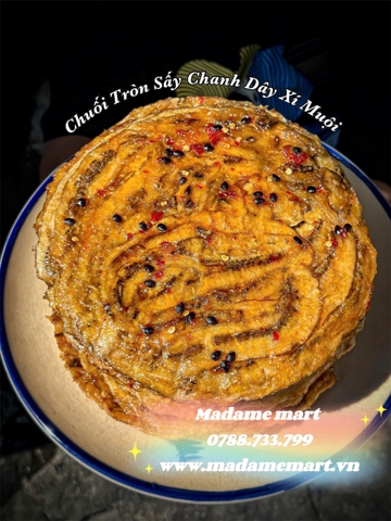 CHUỐI TRÒN SẤY CHANH DÂY (500G)