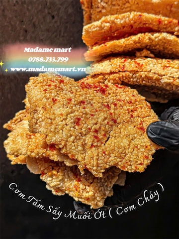 CƠM TẤM SẤY MUỐI ỚT (Gói 500G)