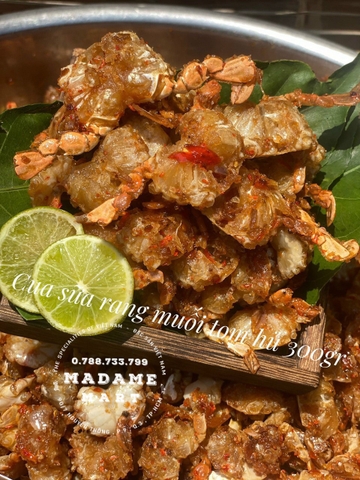 CUA SỮA RANG MUỐI TÔM