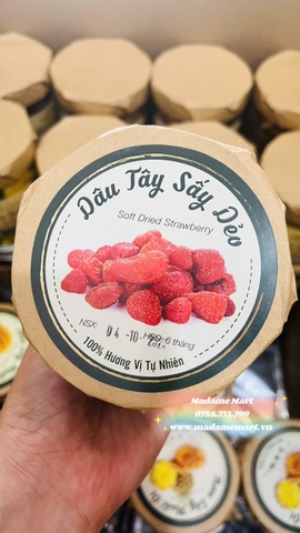 DÂU TÂY SẤY DẺO DALAT (Hủ 250G)