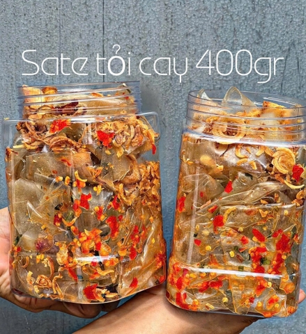 BT DẺO SATE TỎI CAY PHƠI SƯƠNG