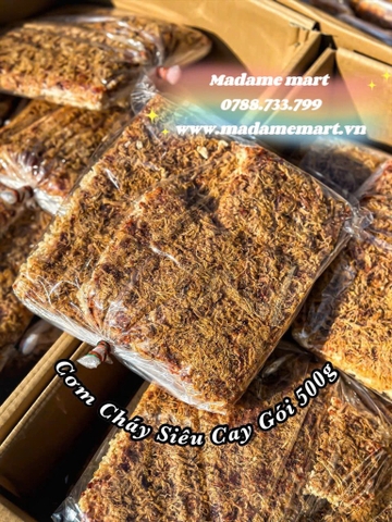 CƠM CHÁY SIÊU CAY (Gói 500G)