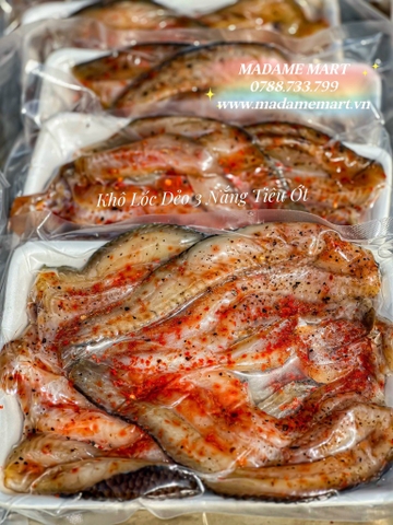 KHÔ LÓC DẺO 3 NẮNG TIÊU ỚT (500G)