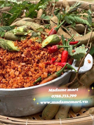 MUỐI ỚT HỘT RANG (Hũ 500G)