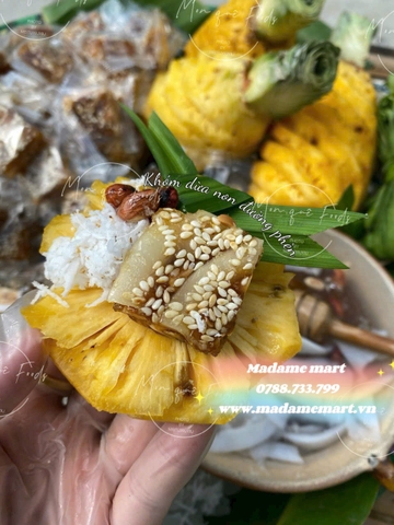 KHÓM DỪA NON ĐƯỜNG PHÈN (500G)