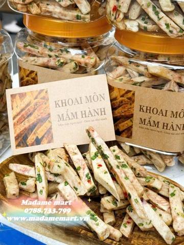 KHOAI MÔN CỌNG MẮM HÀNH (Hũ 500G)
