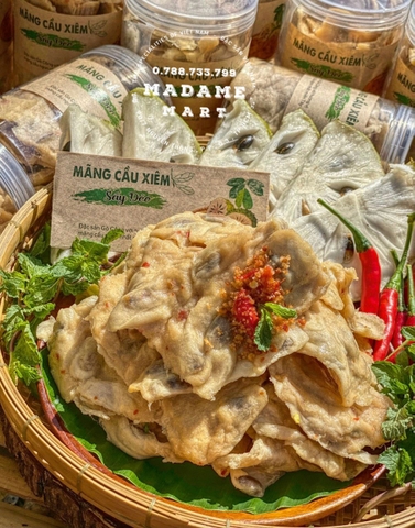 MÃNG CẦU SẤY MUỐI ỚT (Hũ 300G)