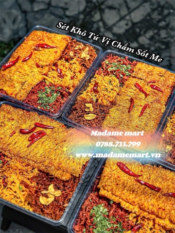 SET KHÔ TỨ VỊ CHẤM SỐT ME