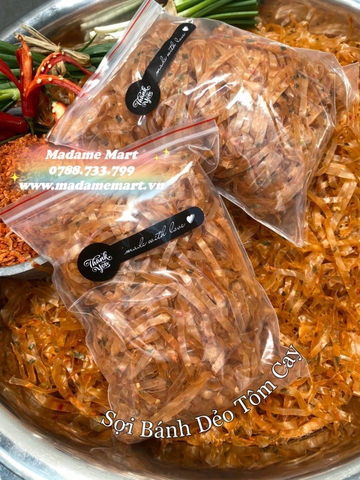 SỢI BÁNH DẺO TÔM CAY