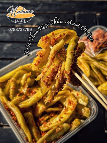 XOÀI CHUA RIM CHẤM MUỐI ỚT CỤC (Hộp 400G)