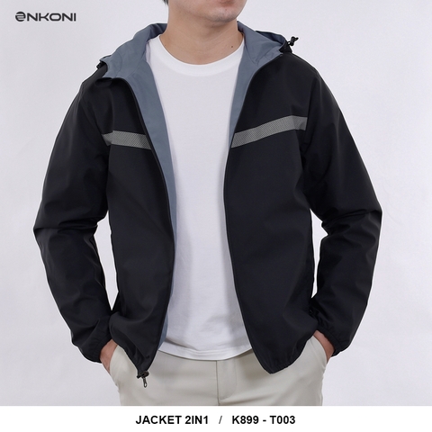 Áo Khoác Gió 2 Lớp Enkoni T003