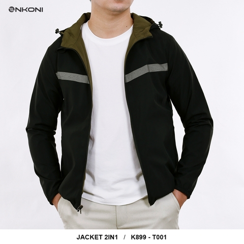 Áo Khoác Gió 2 Lớp Enkoni T001