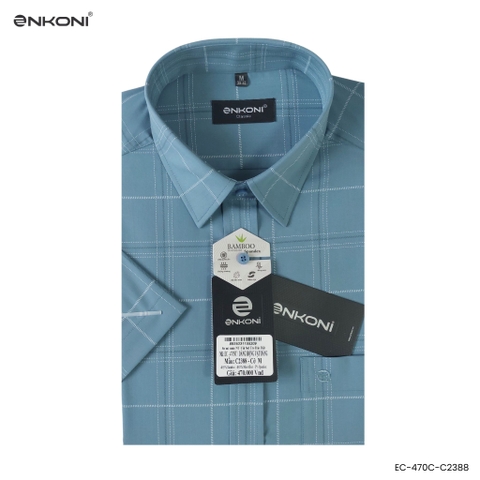 Áo sơ mi nam công sở sợi tre Enkoni C2388