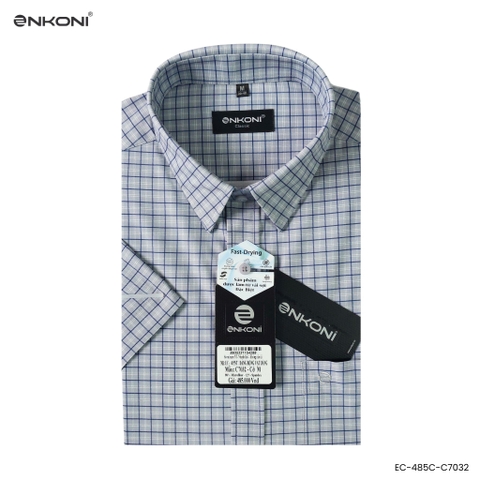 Áo sơ mi nam công sở sợi nhanh khô Enkoni C7032