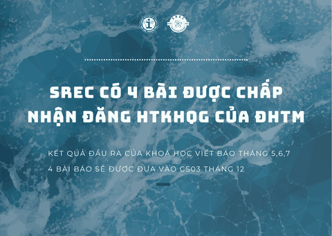 CHÚC MỪNG SREC CÓ 4 BÀI BÁO ĐƯỢC CHẤP NHẬN ĐĂNG TRÊN HỘI THẢO KHOA HỌC QUỐC GIA CỦA TRƯỜNG ĐẠI HỌC THƯƠNG MẠI