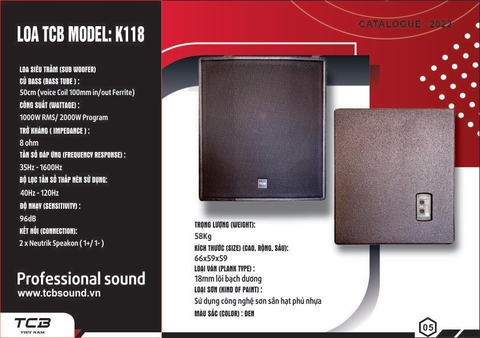 SUB TCB K118