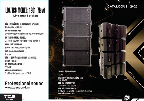 Loa array TCB 1201