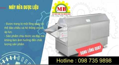 Máy rửa dược liệu công nghiệp