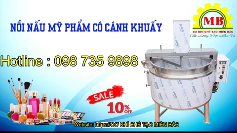 Nồi gia nhiệt khuấy mỹ phẩm