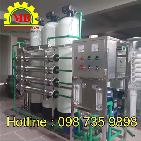 Dây chuyền lọc nước tinh khiết RO 1000 lít/h