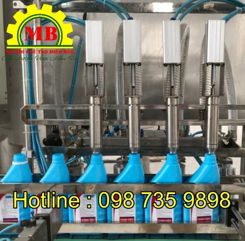 Dây chuyền chiết rót dầu nhớt nước làm mát
