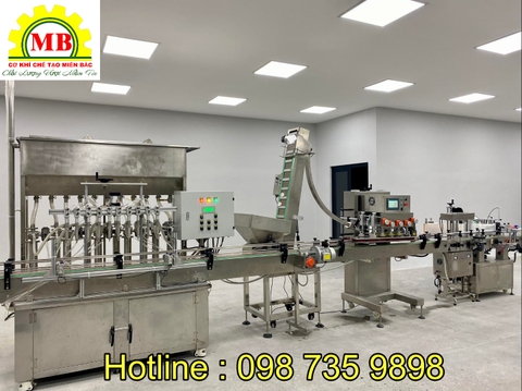 Máy chiết rót mỹ phẩm tự động