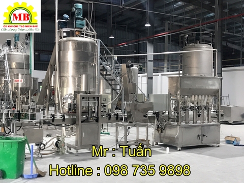 Hệ thống máy móc cho nhà máy sản xuất phân bón Nano