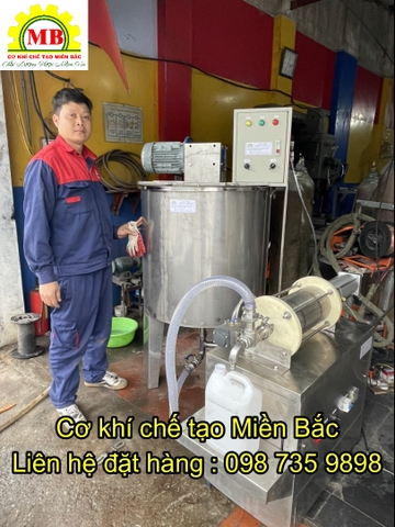 Bồn khuấy trộn và máy chiết dung dịch đặc