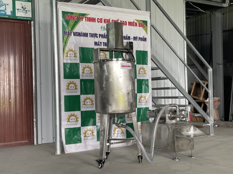Máy khuấy trộn dung dịch 100 lít ( Bồn khuấy nguyên liệu )