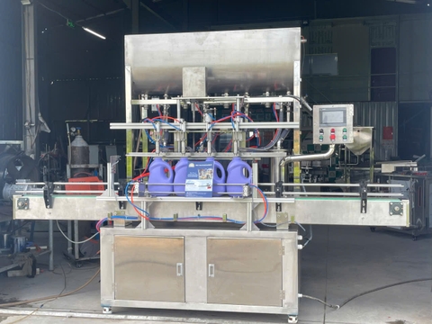 Máy chiết rót tự động 4 vòi