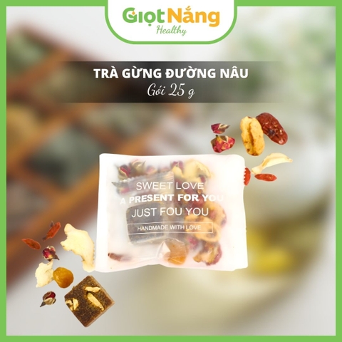 Trà Gừng Đường Nâu