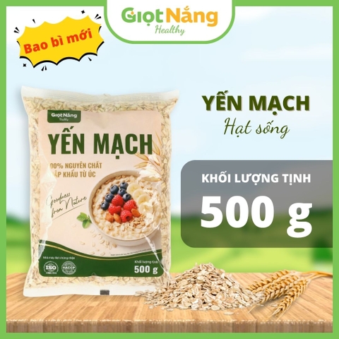 Yến Mạch Úc Nguyên Cám KLT 500g Cán Dẹt
