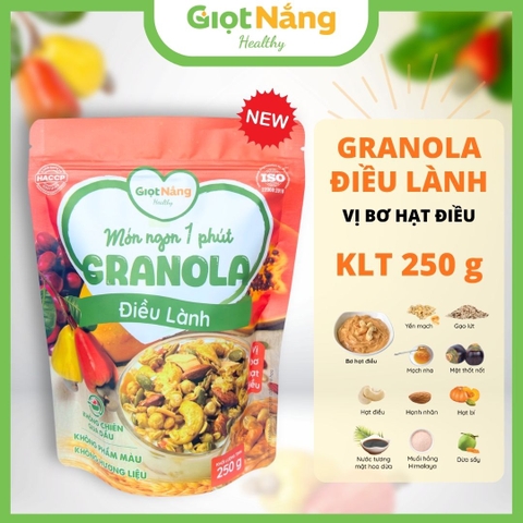 Granola Điều Lành Túi Cam 250g