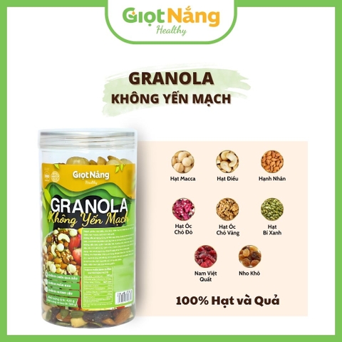 Granola Không Yến Mạch