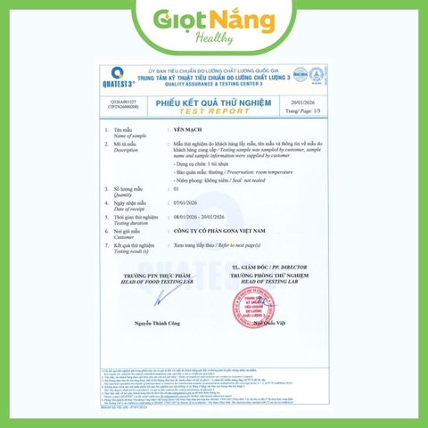 Yến Mạch Úc Nguyên Cám KLT 500g Cán Dẹt