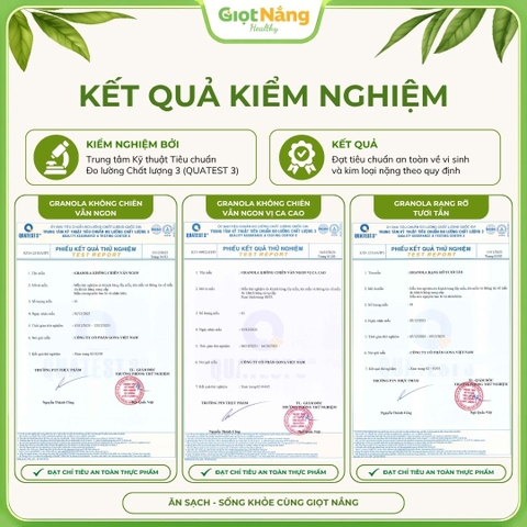 Granola Rạng Rỡ Tươi Tắn