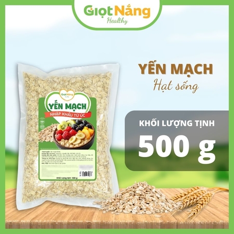 Yến Mạch Úc Nguyên Cám KLT 500g Cán Dẹt