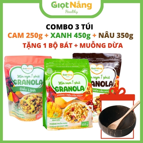 Granola Điều Lành Túi Cam 250g